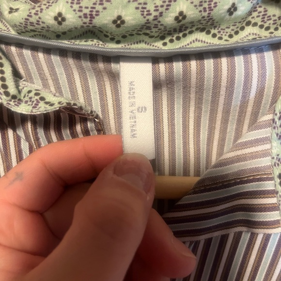 Cinch striped Women's Button Down western Shirt - Picture 3 of 4